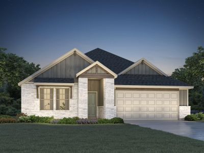 New construction Single-Family house 174 Coopers Hawk Crst, Cedar Creek, TX 78612 plan The Henderson (404) - image