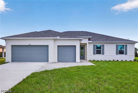 New construction Single-Family house 2819 Nw 23Rd Ave, Cape Coral, FL 33993 plan The Bluewater Cove - image