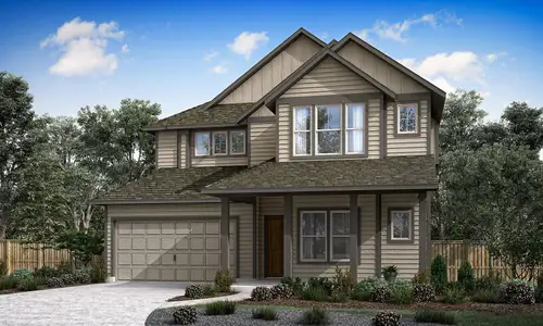 New construction Single-Family house 105 Wild Sage Ln, Liberty Hill, TX 78642 The Dormer- photo 0