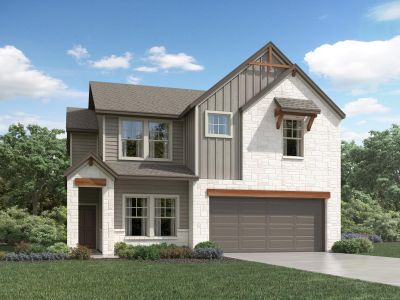 New construction Single-Family house 5001 Hazelnut Ln, Del Valle, TX 78617 The Channing (850)- photo 0