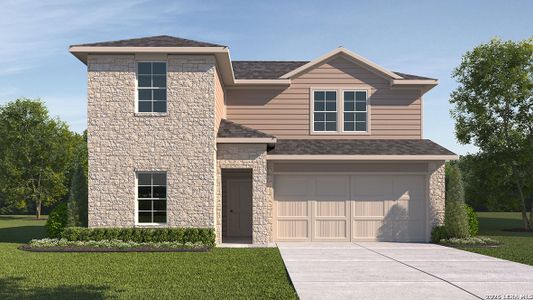 New construction Single-Family house 21023 Gravel Keep, San Antonio, TX 78266 plan The Mitchell - image