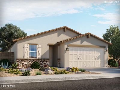 New construction Single-Family house 2594 E Rosario Mission Drive, Casa Grande, AZ 85194 Mason- photo 0