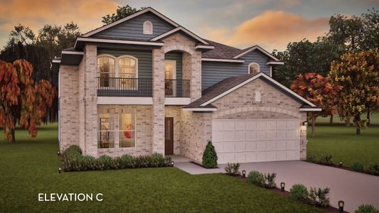 New construction Single-Family house 192 Ednie Ln, Mico, TX 78056 plan Silverthorne - image