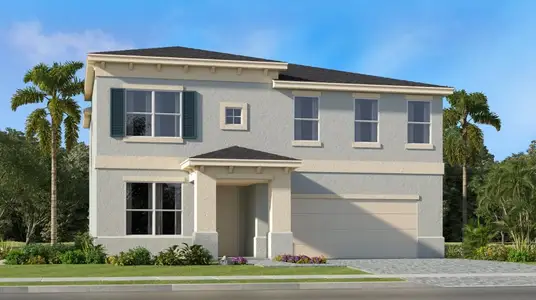 New construction Single-Family house 2304 Majorelle Dr Nw, Palm Bay, FL 32907 plan Carlisle - image