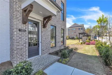 New construction Townhouse house 180 Briscoe Way, Alpharetta, GA 30009 The Chamberlain- photo 0