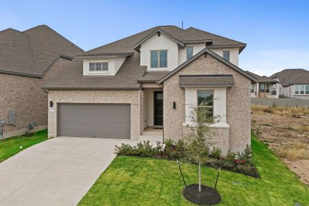 New construction Single-Family house 405 Texas Sky Dr, Georgetown, TX 78628 plan Gallatin - image