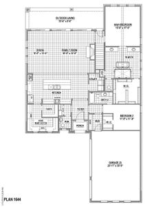 Plan 1644 1st Floor