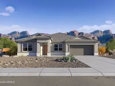 New construction Single-Family house 1561 E Glazier Dr, Casa Grande, AZ 85122 - image