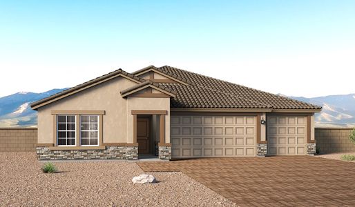 New construction Single-Family house 899 W Calle Zaino, Sahuarita, AZ 85629 plan Jerome - A50J - image