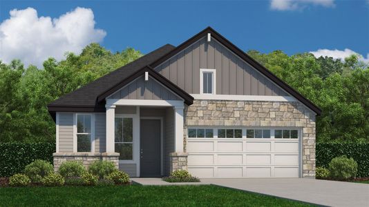 New construction Single-Family house 32306 Slender Spreadwing Dr, Fulshear, TX 77441 plan Kailee - image