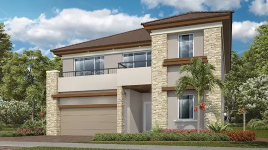 New construction Single-Family house 9635 Magnus Ter, Parkland, FL 33076 plan Valemont - image
