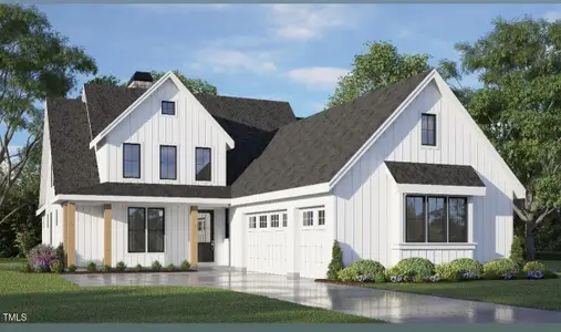 New construction Single-Family house 1053 Azalea Garden Cir, Raleigh, NC 27603 plan Lychee 2.0 - image