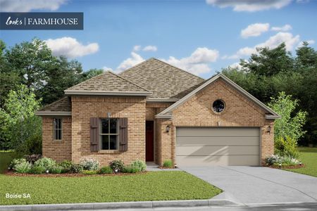 New construction Single-Family house 14214 Hay Meadow Ln, Needville, TX 77461 Boise- photo 0