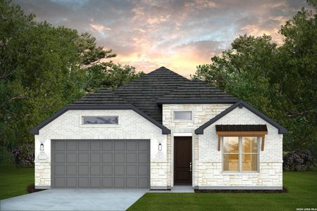New construction Single-Family house 11907 Bonfire, San Antonio, TX 78254 plan Doucette - image