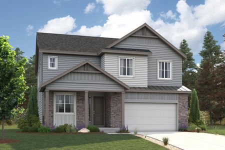 New construction Single-Family house 21015 Grays Peak Dr, Parker, CO 80138 plan The Gateway - image