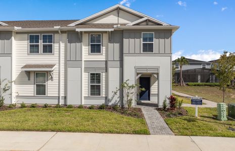 New construction Townhouse house 1217 Emerald Row Way, Clermont, FL 34714 - photo 0