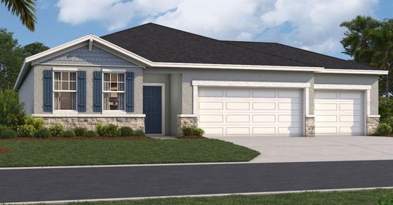 New construction Single-Family house 3220 Viridian Cir, West Melbourne, FL 32904 plan The Webber - image
