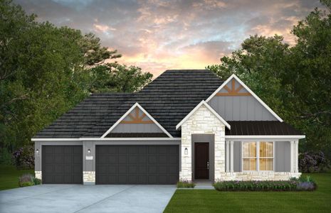 New construction Single-Family house 133 Merry Calf Ln, Boerne, TX 78006 Axtell- photo 0