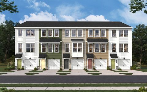New construction Townhouse house 62 Broad River Wy, Greenville, SC 29607 plan The Lennox - image