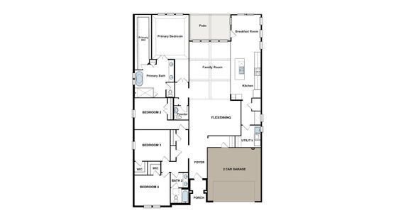 New construction Single-Family house 815 Feathergrass Pl, Haslet, TX 76052 plan Lincoln 5130 - image 3