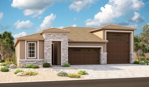 New construction Single-Family house 17582 W Blue Sky Dr, Surprise, AZ 85387 Bronze- photo 1 1