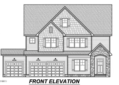 New construction Single-Family house 3812 Fairway View Dr, Unit Lot 17, Fuquay Varina, NC 27526 - image