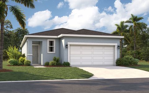 New construction Single-Family house 3724 Dusty Miller Pl, Lake Hamilton, FL 33851 plan The Lewiston - image