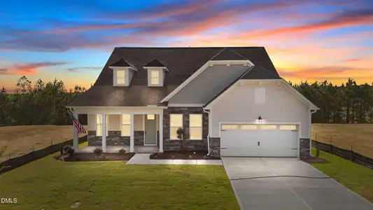 New construction Single-Family house 825 Diana Victoria Ct, Wendell, NC 27591 plan The Magnolia B - image
