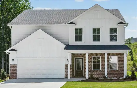 New construction Single-Family house 728 Mirror Lake Pkwy, Villa Rica, GA 30180 plan Hampton - image