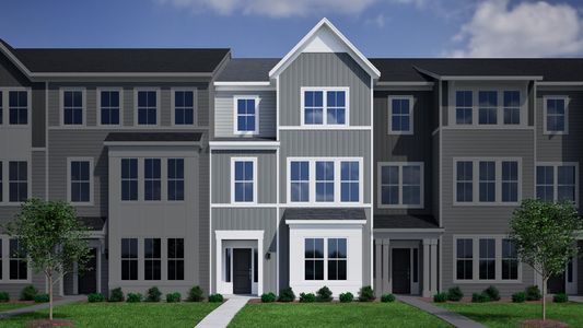 New construction Townhouse house 176 White Oak Garden Way, Garner, NC 27529 plan Watsonia - Vanguard Collection - image