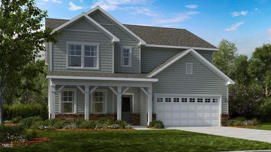 New construction Single-Family house 1144 Sun Springs Rd., Wake Forest, NC 27587 Ashford- photo 0