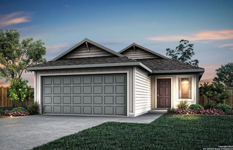 New construction Single-Family house 1540 Gentle Vw, New Braunfels, TX 78130 plan Livingston - image