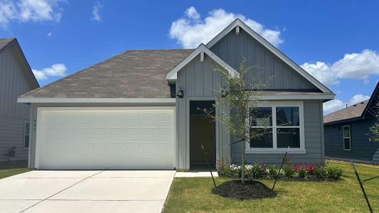 New construction Single-Family house 1808 Windsor Blvd, Lockhart, TX 78644 The Harris- photo 0