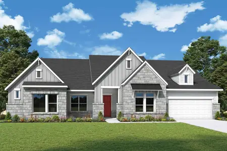 New construction Single-Family house 246 Silver Sage Ct, Dripping Springs, TX 78620 plan The Trouper - image