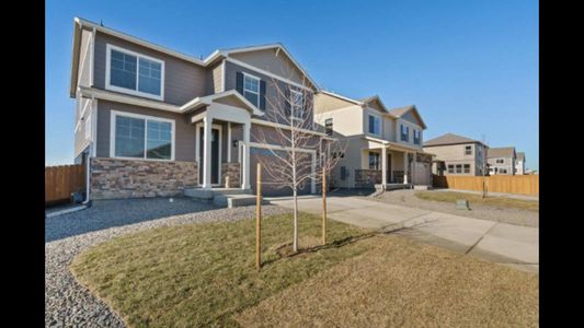 New construction Single-Family house 4768 Windmill Dr, Brighton, CO 80601 BELLAMY- photo 0