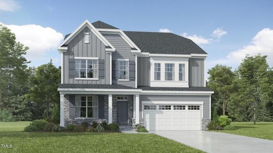 New construction Single-Family house 1221 Coral Cay Bnd, Wake Forest, NC 27587 Galvani II- photo 0