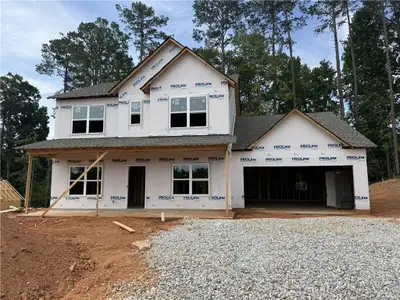 New construction Single-Family house 135 Fairwinds Dr, Covington, GA 30016 plan (GA)Jackson A.1 2 Front Entry - image