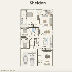 Pulte Homes, Sheldon floor plan