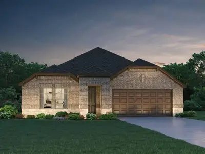 New construction Single-Family house 9926 Wild Indigo Circle, Conroe, TX 77385 Oleander- photo 0