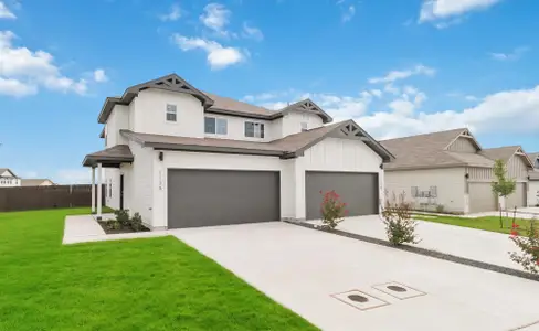 New construction Duplex house 278 Cross Barn Blvd, Buda, TX 78610 plan Duplex 5736 - image