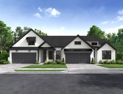 New construction Duplex house 4003 Meridiana Pkwy, Iowa Colony, TX 77583 plan Grand Rouge - image