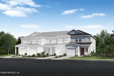 New construction Townhouse house 98 Beach Palm Court, Saint Augustine, FL 32086 - photo 0