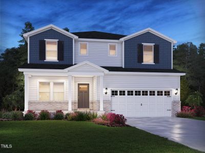 New construction Single-Family house 1217 Whitespire Wy, Zebulon, NC 27597 Johnson- photo 0