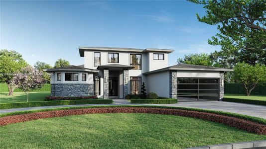 New construction Single-Family house 15141 Sw 25 St, Davie, FL 33326 - image