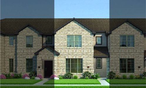 New construction Townhouse house 2746 Mariposa Creek Dr, Rosharon, TX 77583 Bowie 5B3 A- photo 0