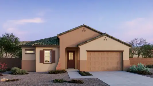 New construction Single-Family house 14774 N Chicalote Dr, Marana, AZ 85658 plan Flint - image