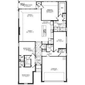 New construction Single-Family house 808 Tesslynn Ave, Godley, TX 76044 plan The Albany - image 7