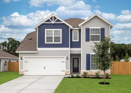 New construction Single-Family house 25507 Greenwood Canyon Dr, Cleveland, TX 77328 plan Yaupon - image