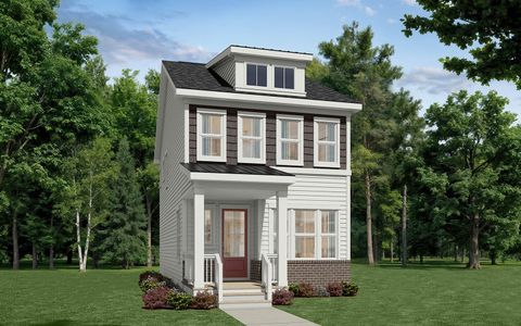 New construction Townhouse house 1301 Barreto Dr, Wendell, NC 27591 plan Carter - image