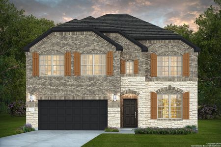 New construction Single-Family house 2182 Steerhead Trl, New Braunfels, TX 78132 Caldwell- photo 0 0